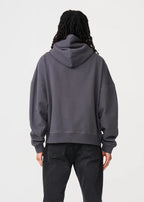 Luxury Oversized Boxy Cropped Heavyweight Full-Zip Hoodie