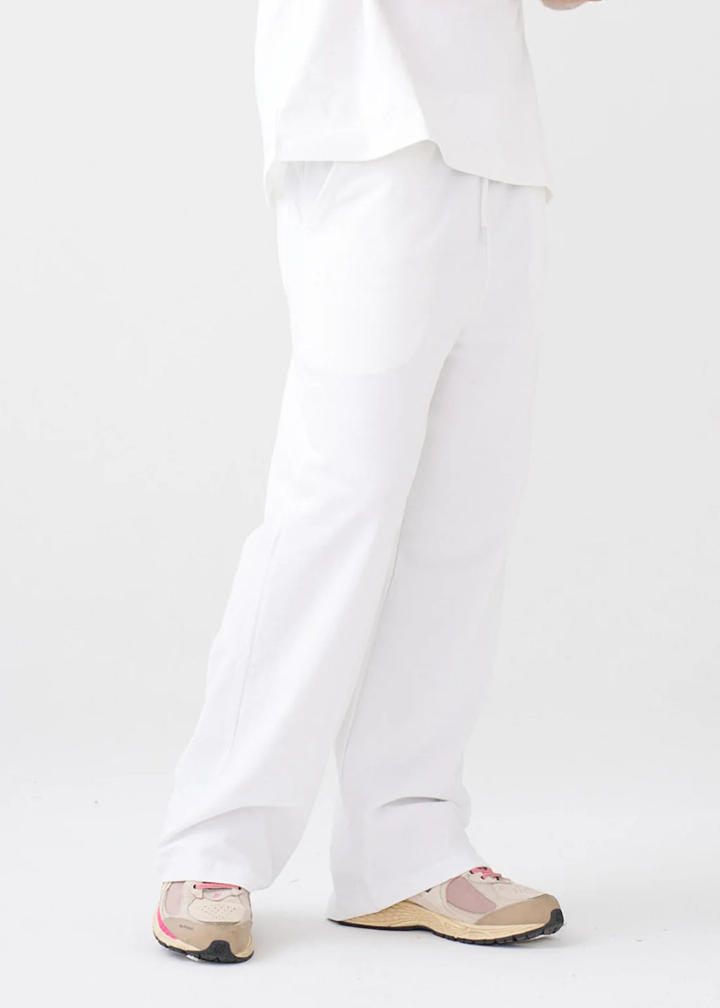 Elegant 7.5 OZ Peached French Terry Oversized Open Leg Sweatpants