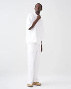 Luxury 7.5 OZ Peached French Terry Mock Neck Oversized Boxy Tee and Oversized Open Leg Sweatpants